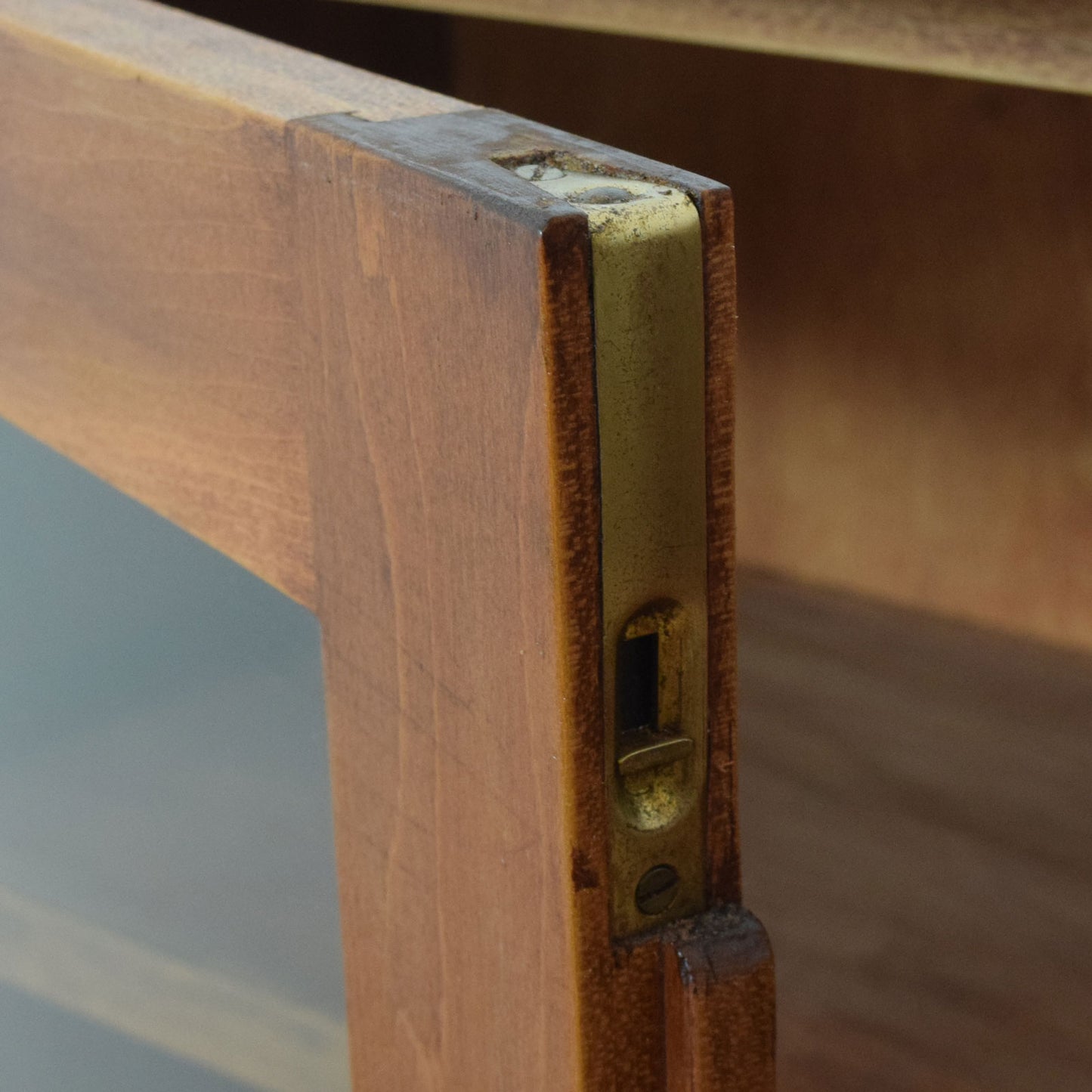 Glazed Mahogany Bookcase
