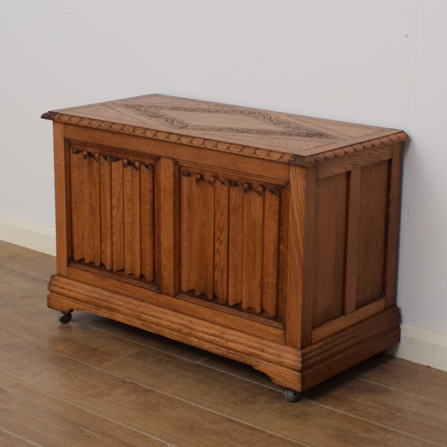 Restored Oak Blanket Box
