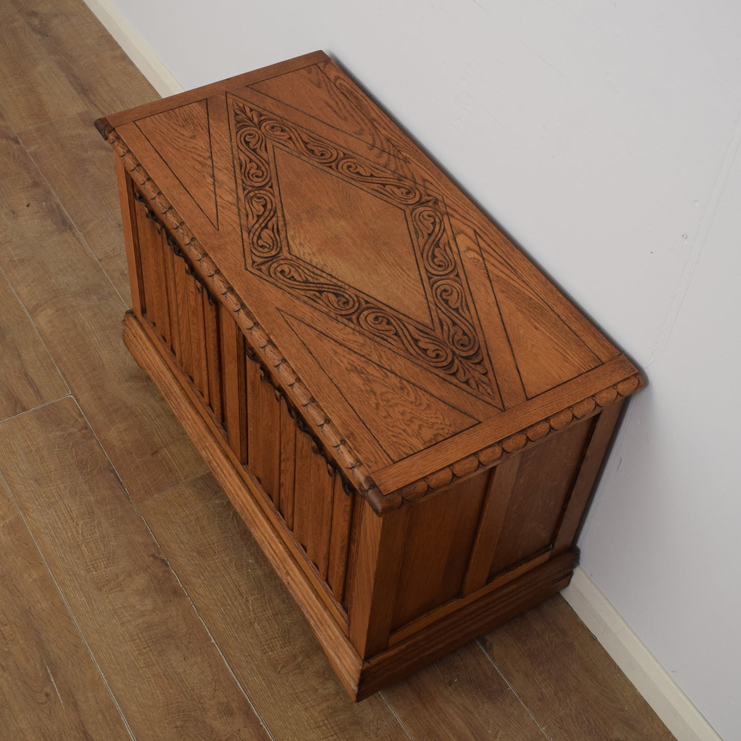 Restored Oak Blanket Box