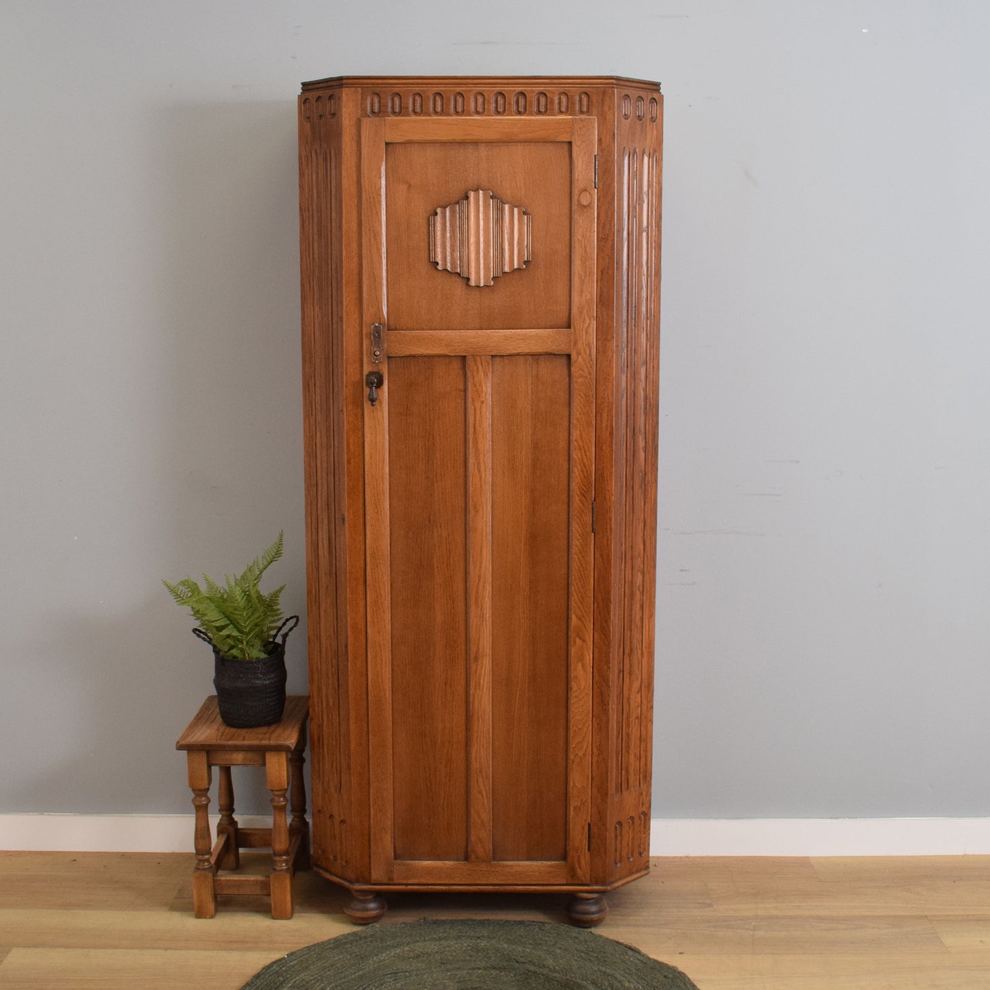 Oak Single Wardrobe