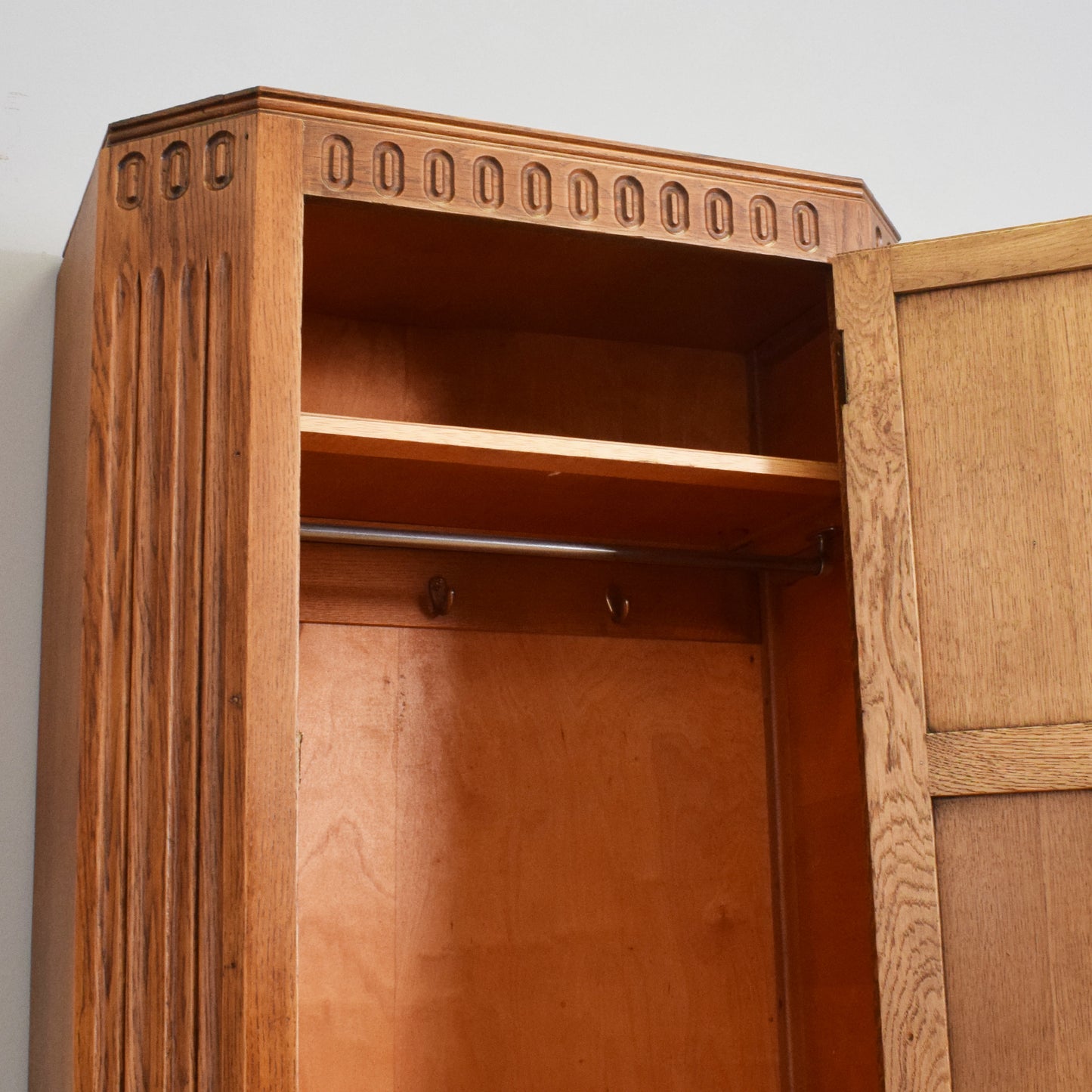 Oak Single Wardrobe