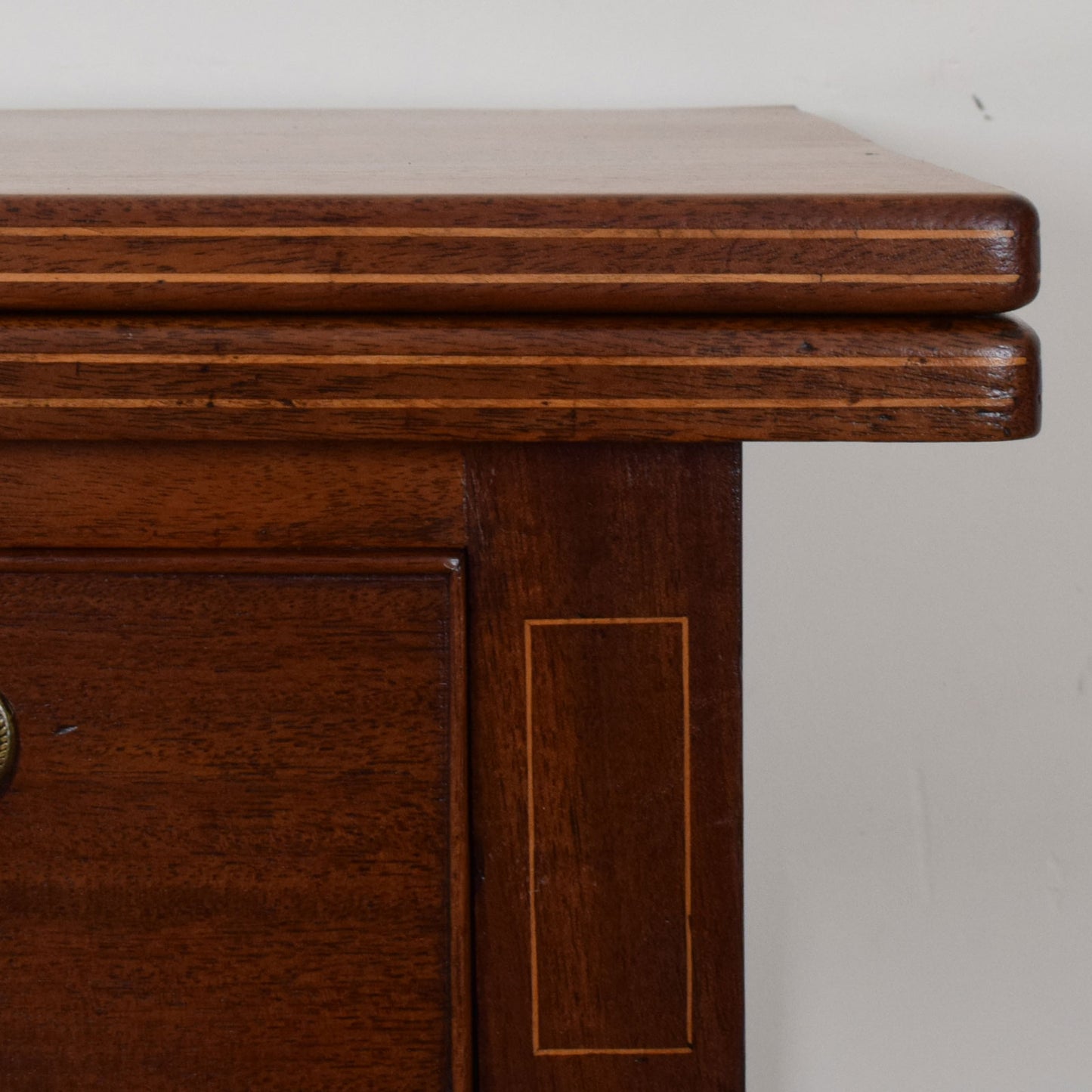 Inlaid Folding Console Table