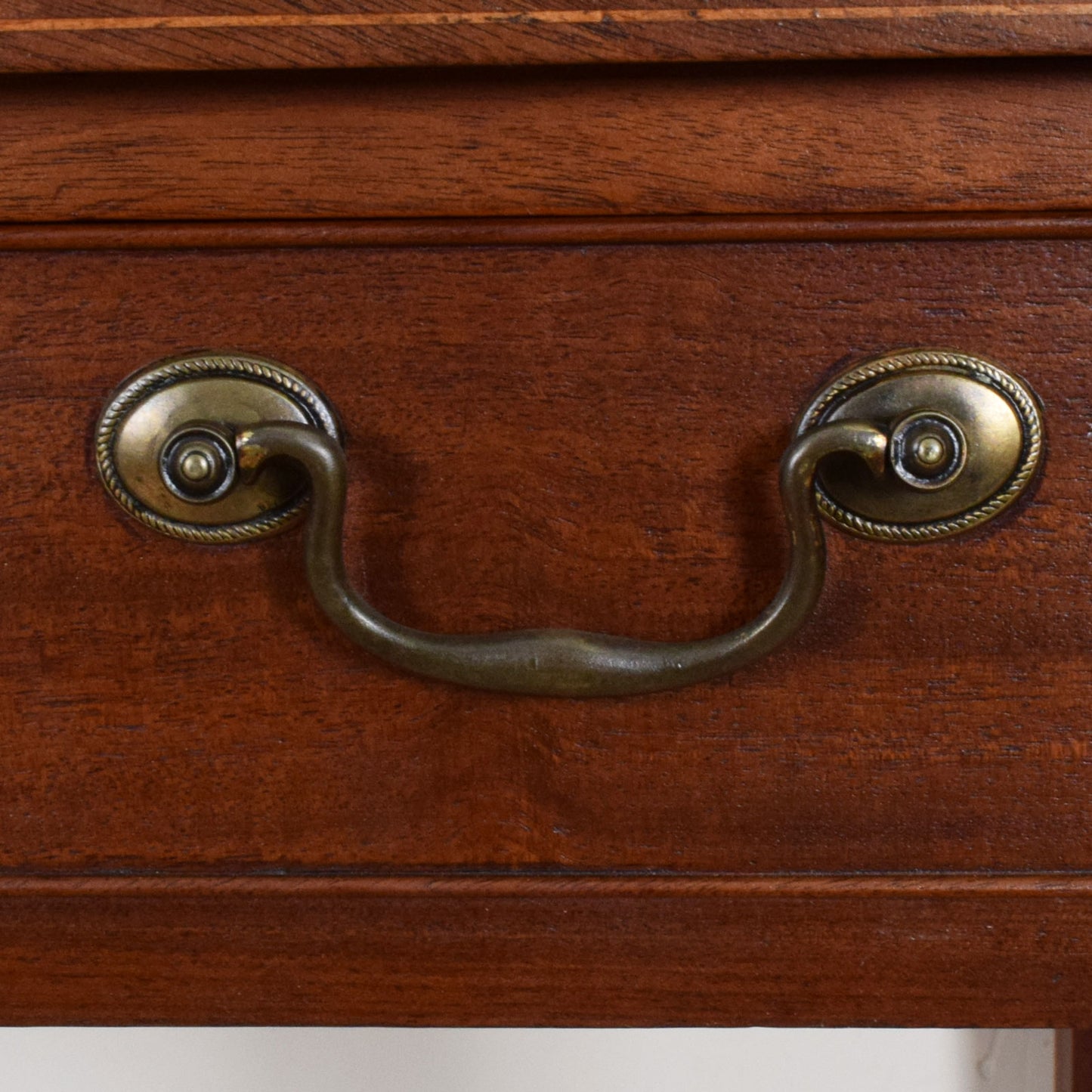 Inlaid Folding Console Table