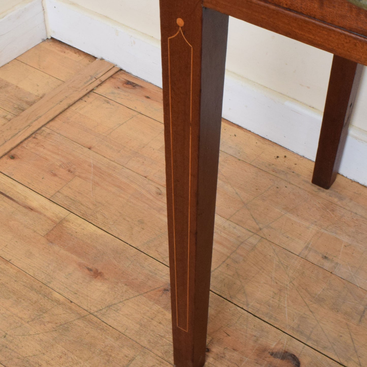 Inlaid Folding Console Table