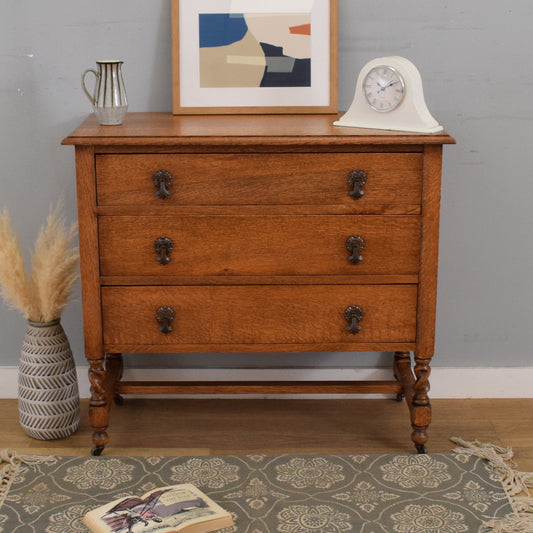 Restored Oak Chest of Drawers