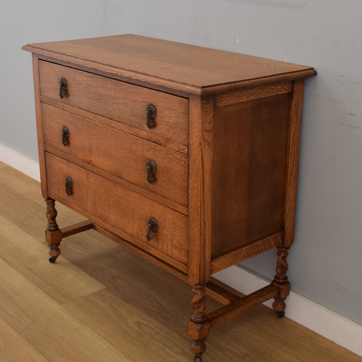 Restored Oak Chest of Drawers