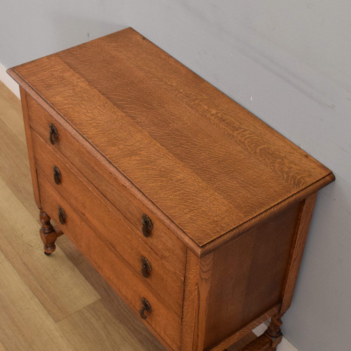 Restored Oak Chest of Drawers