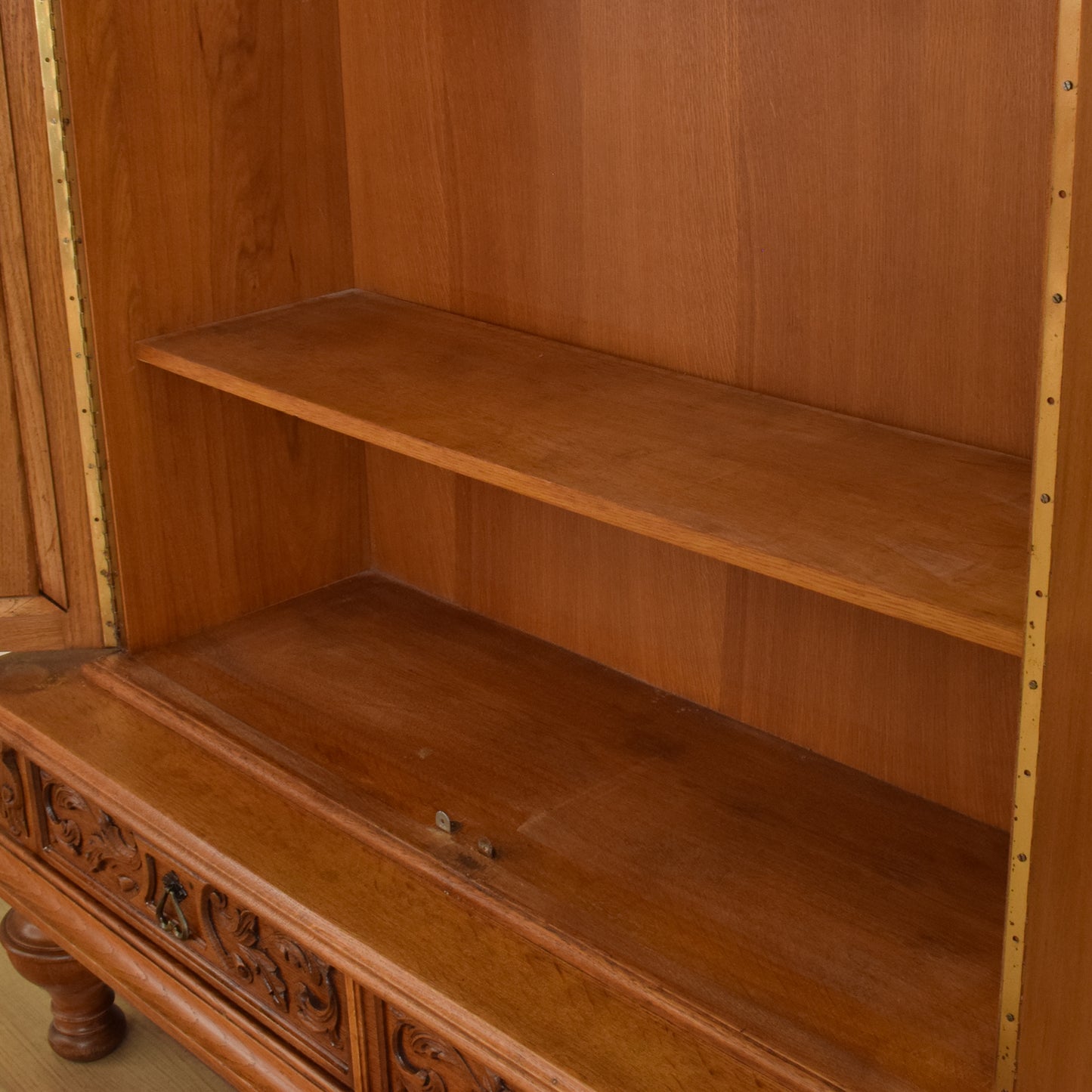 Carved Oak Cabinet