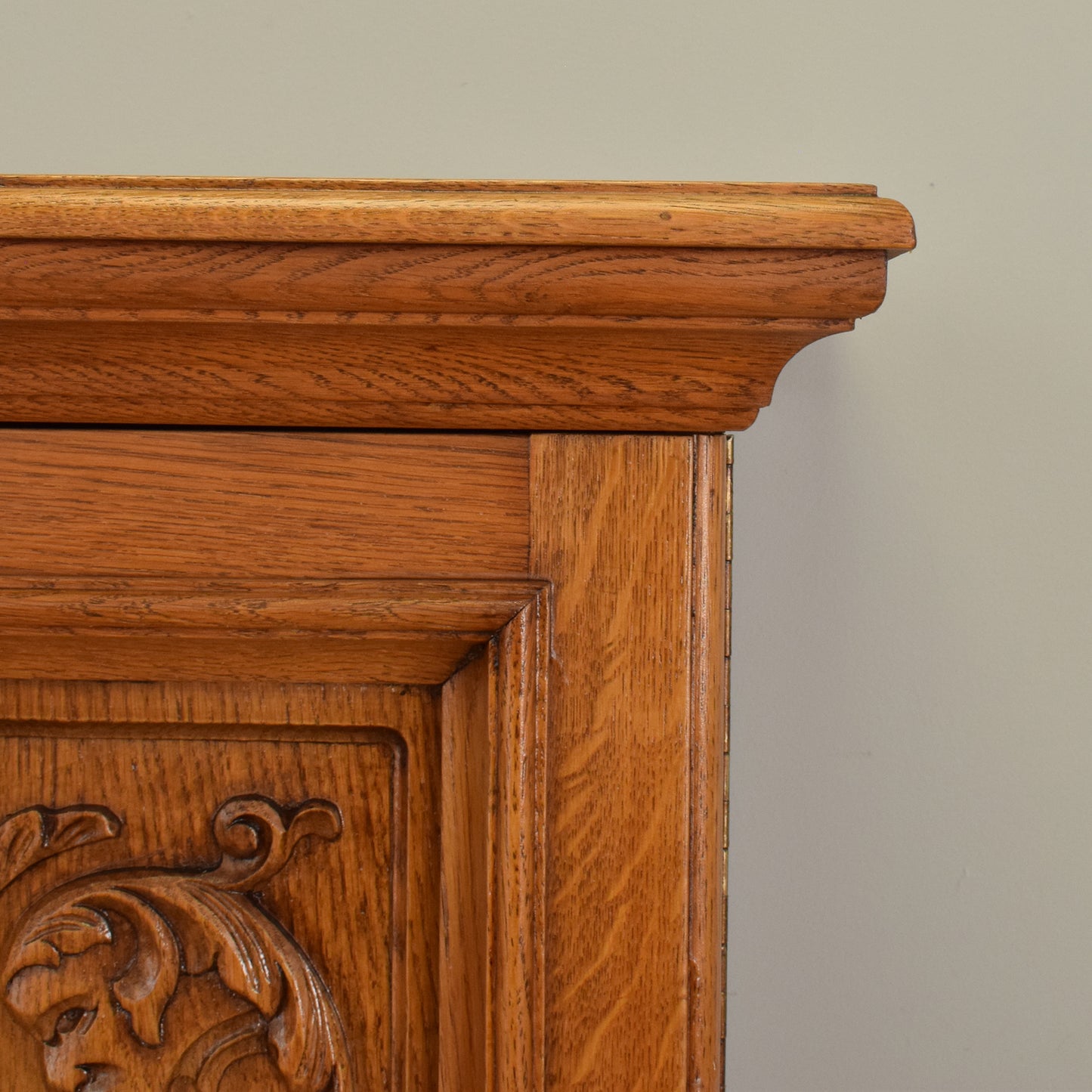 Carved Oak Cabinet
