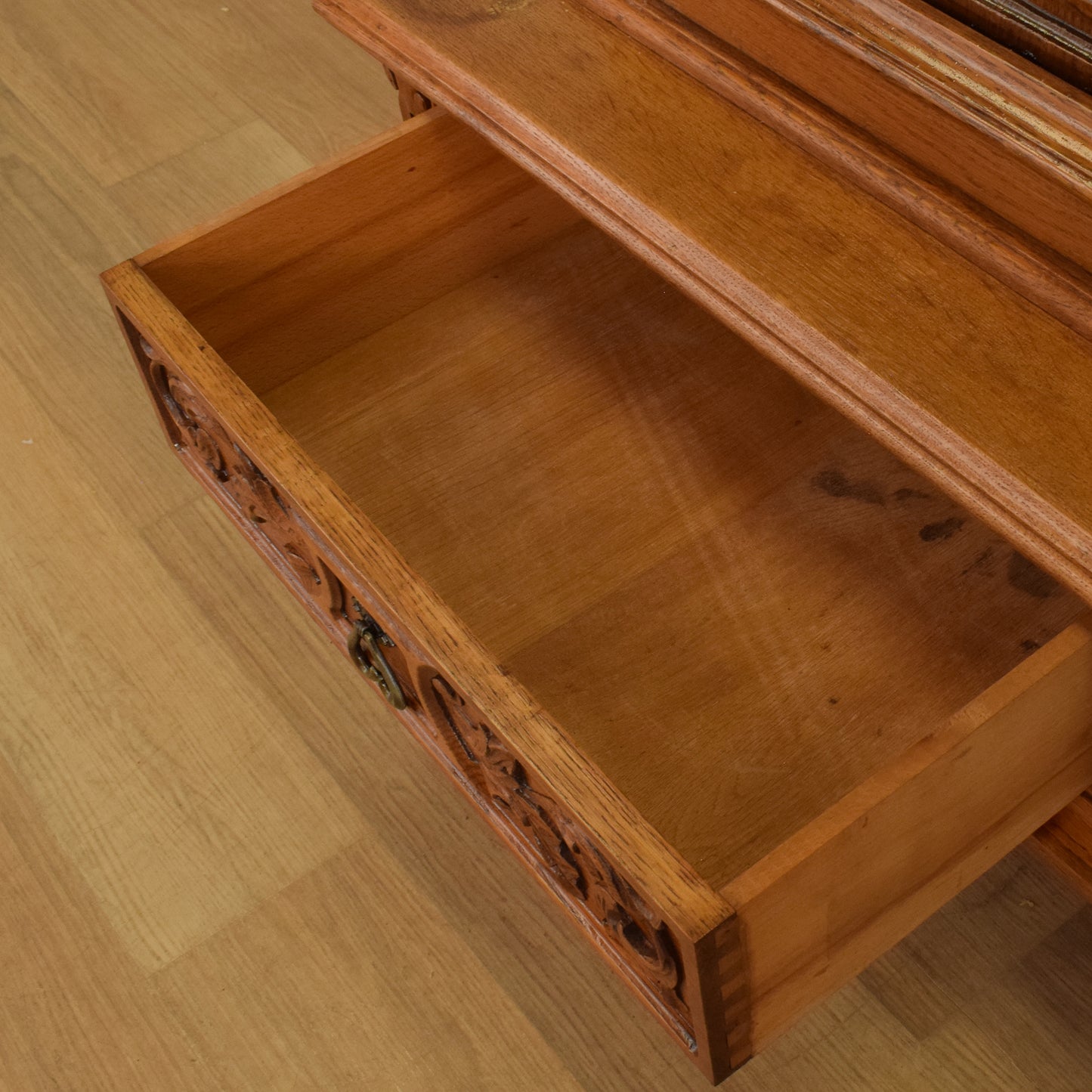 Carved Oak Cabinet