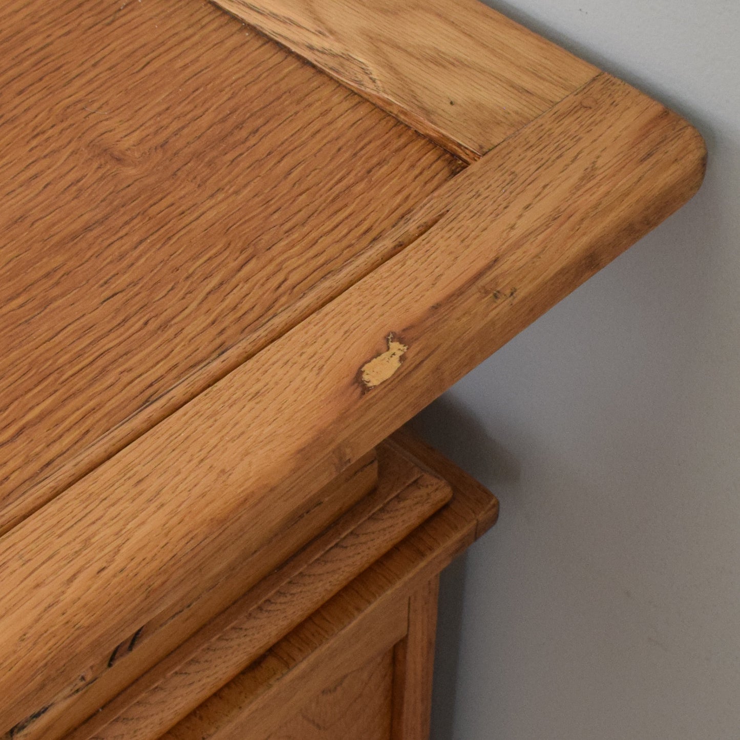 Refinished Oak Monks Bench