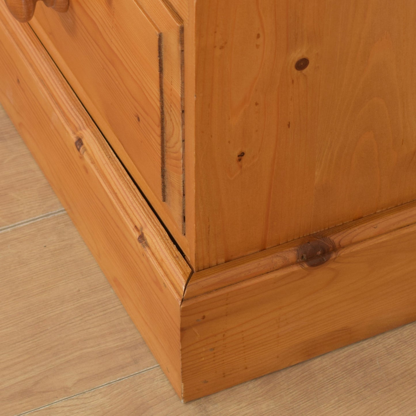 Solid Pine Chest Of Drawers.