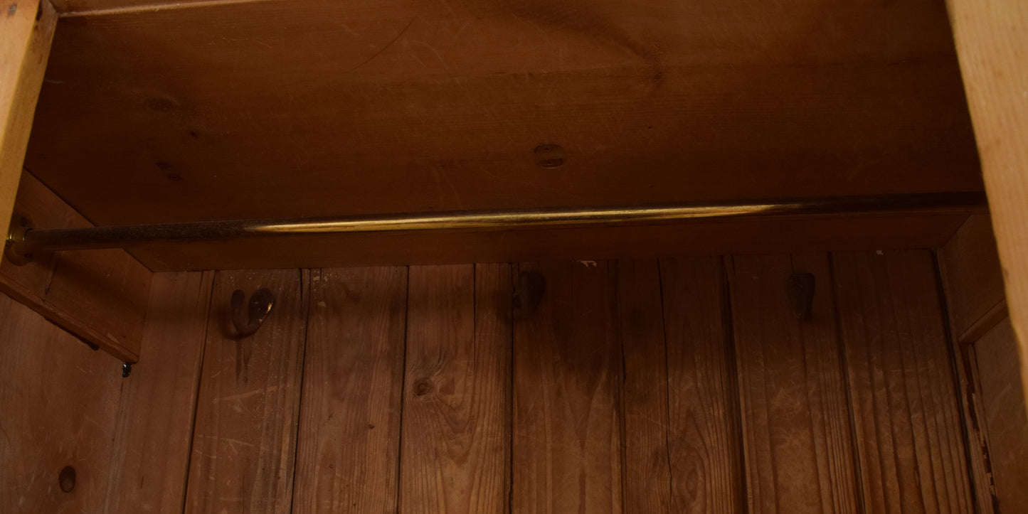Waxed Pine Wardrobe