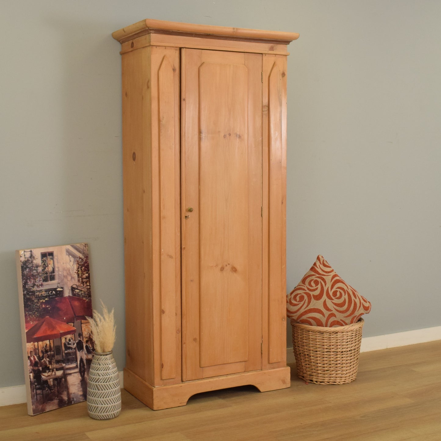 Waxed Pine Wardrobe