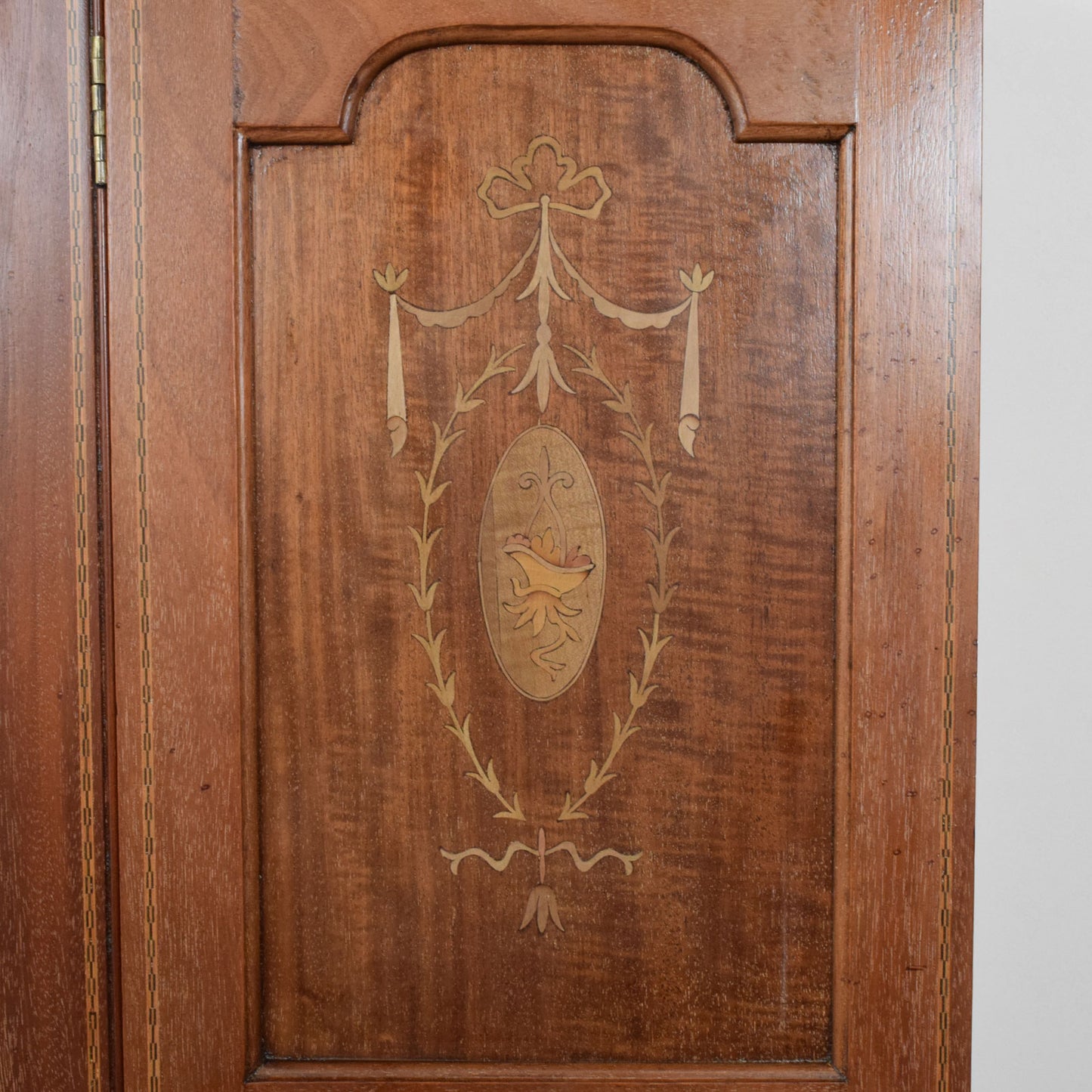Inlaid Mahogany Hallrobe