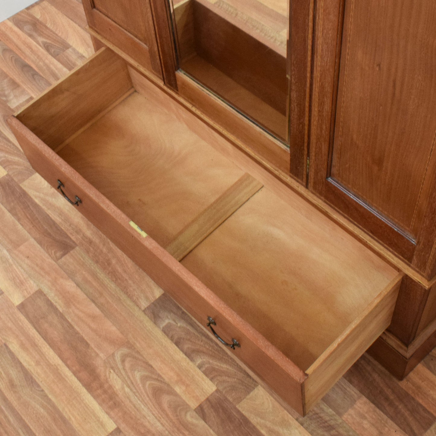 Inlaid Mahogany Hallrobe