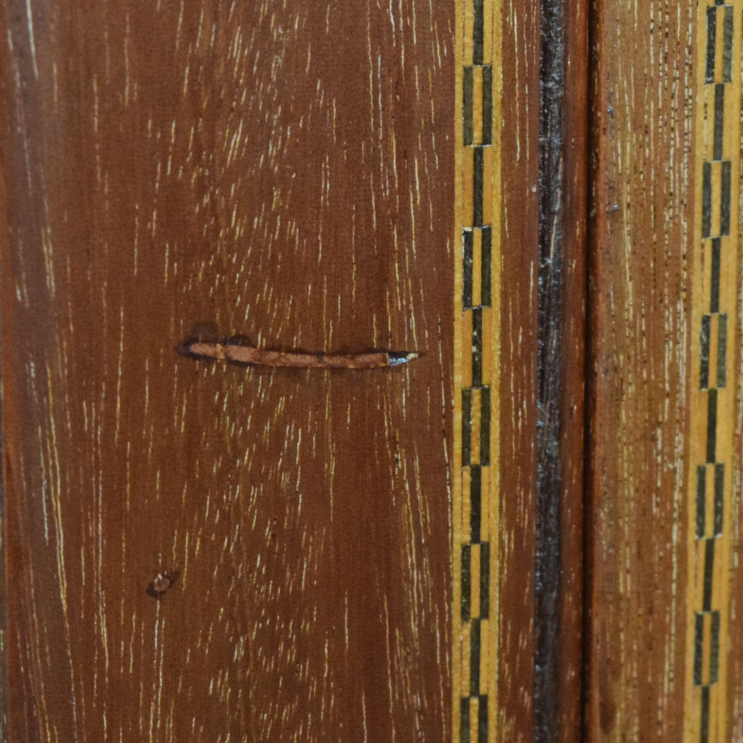Inlaid Mahogany Hallrobe