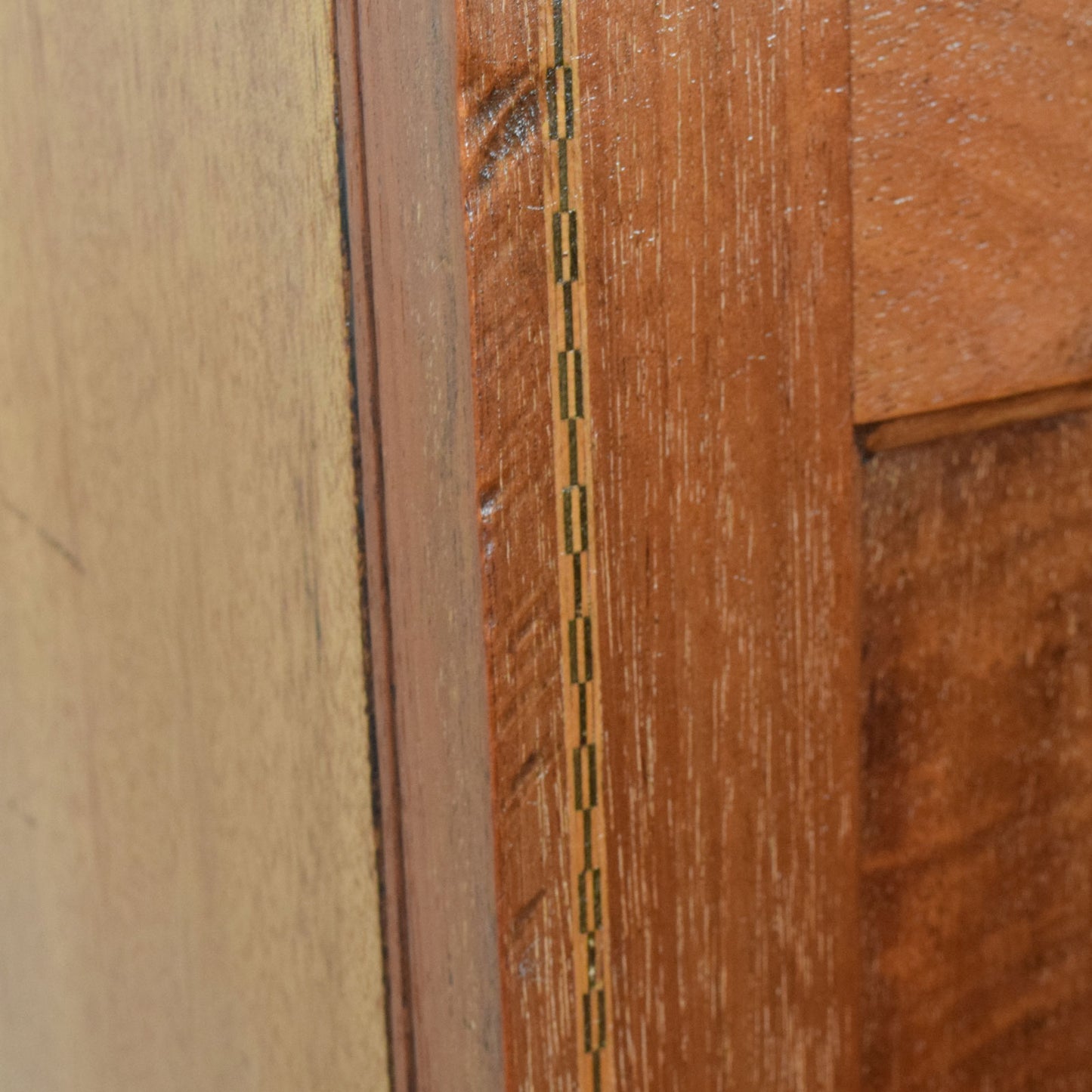 Inlaid Mahogany Hallrobe