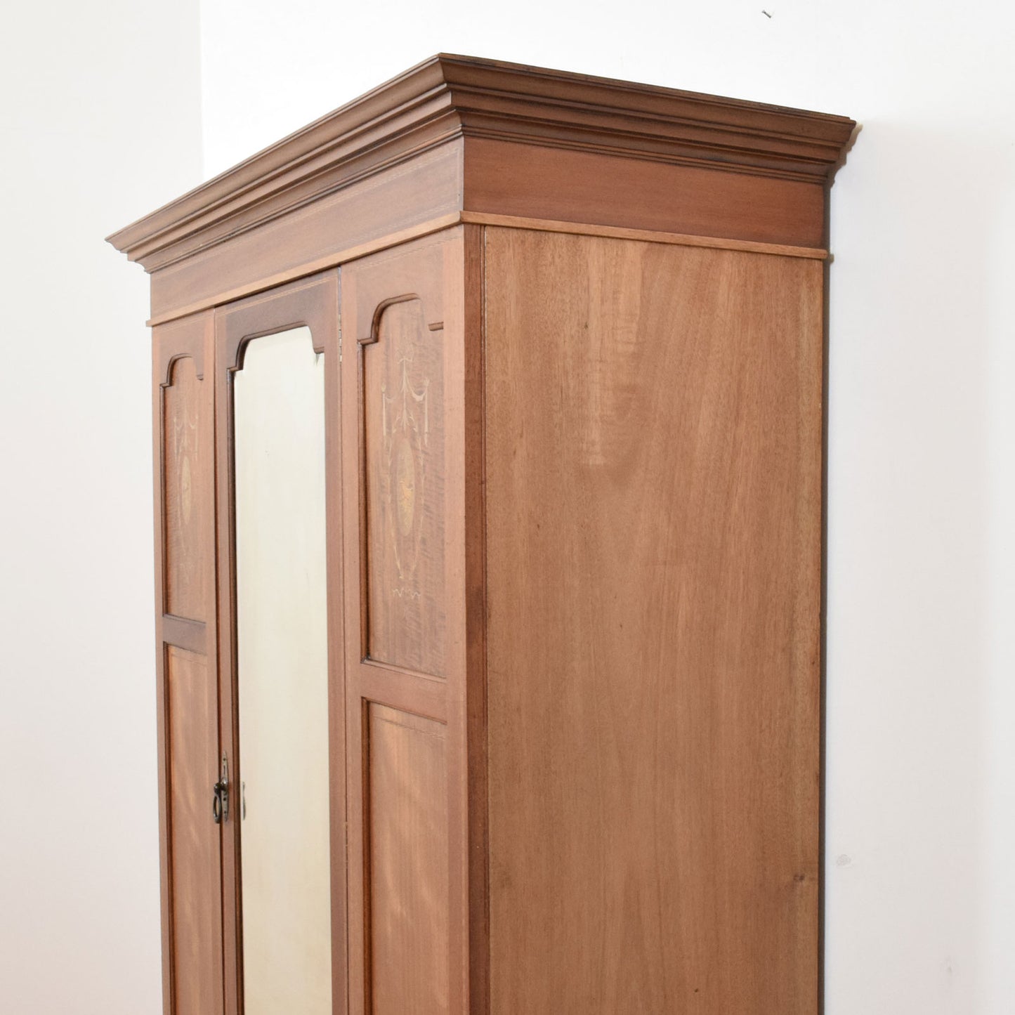 Inlaid Mahogany Hallrobe