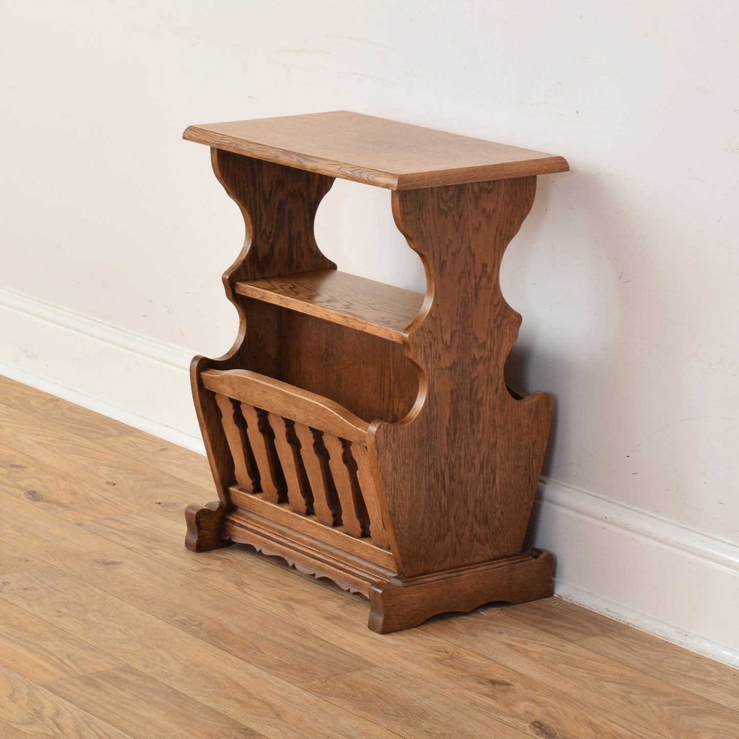 Oak Magazine Rack
