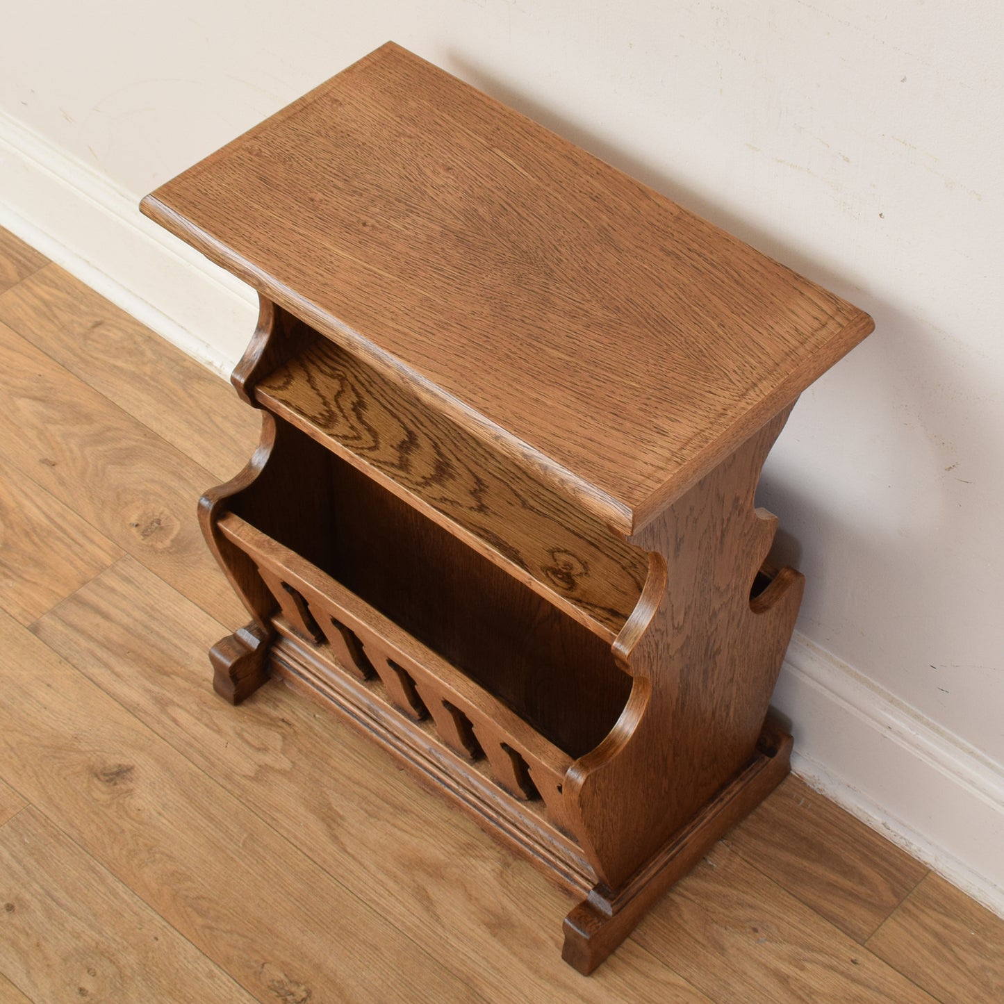Oak Magazine Rack
