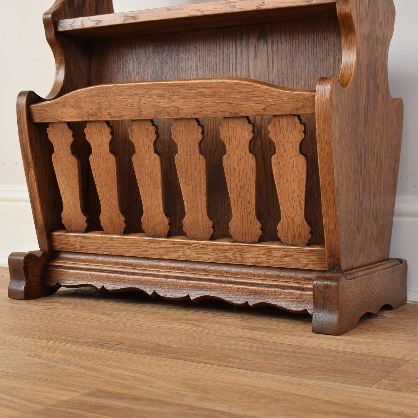 Oak Magazine Rack