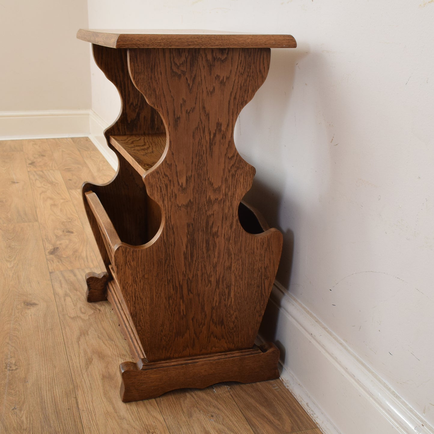 Oak Magazine Rack