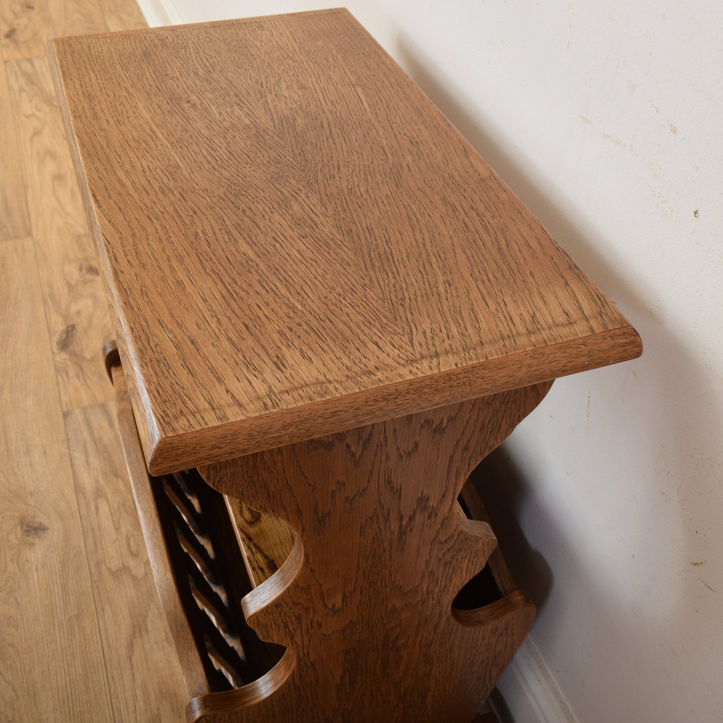 Oak Magazine Rack