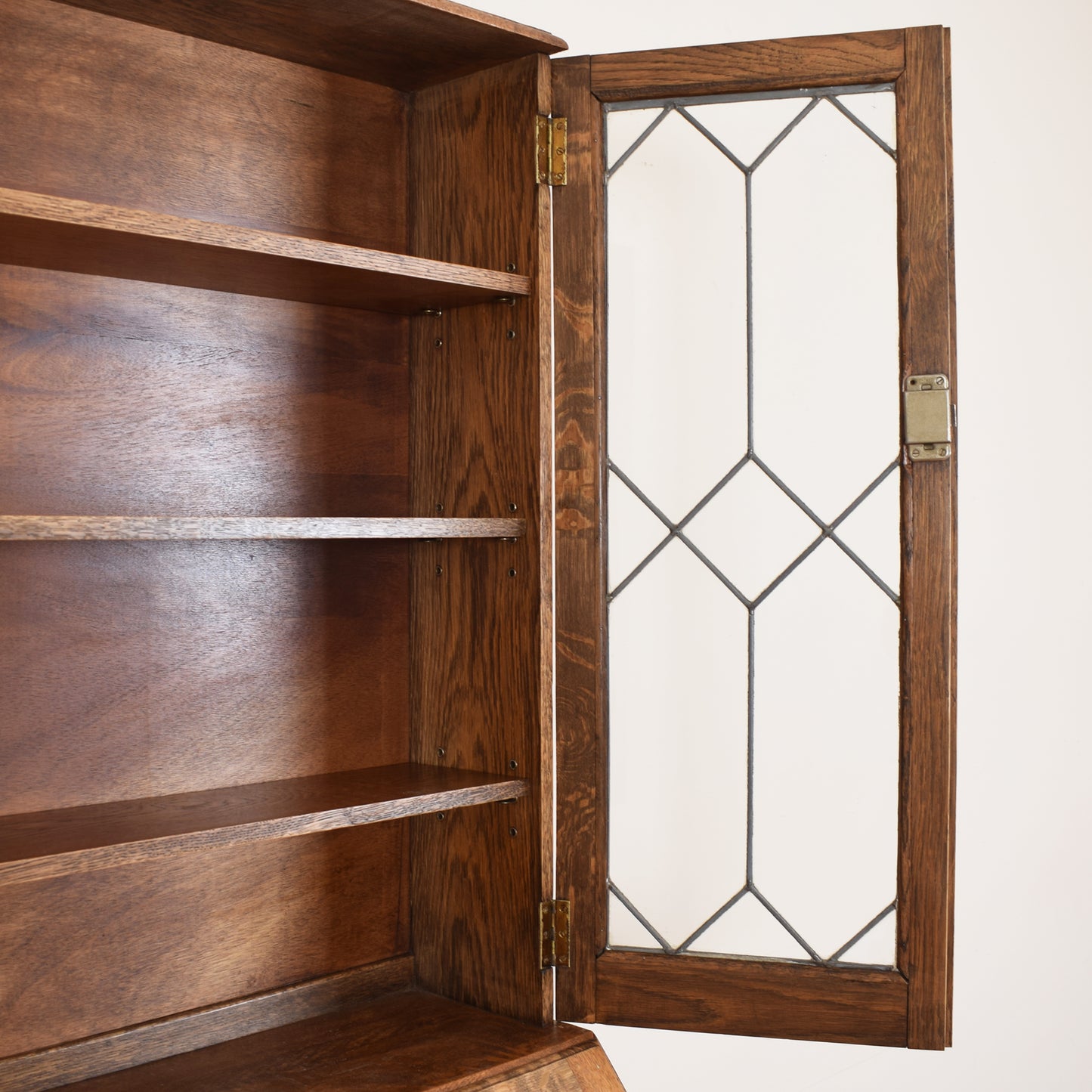 Glazed Bureau Bookcase