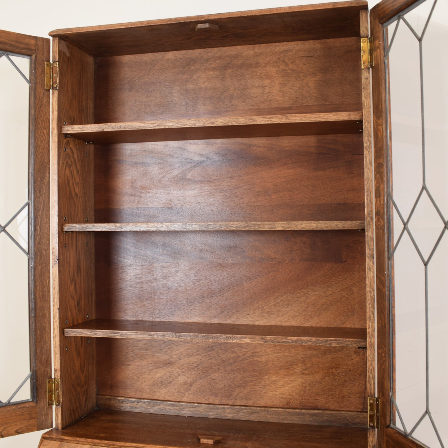 Glazed Bureau Bookcase