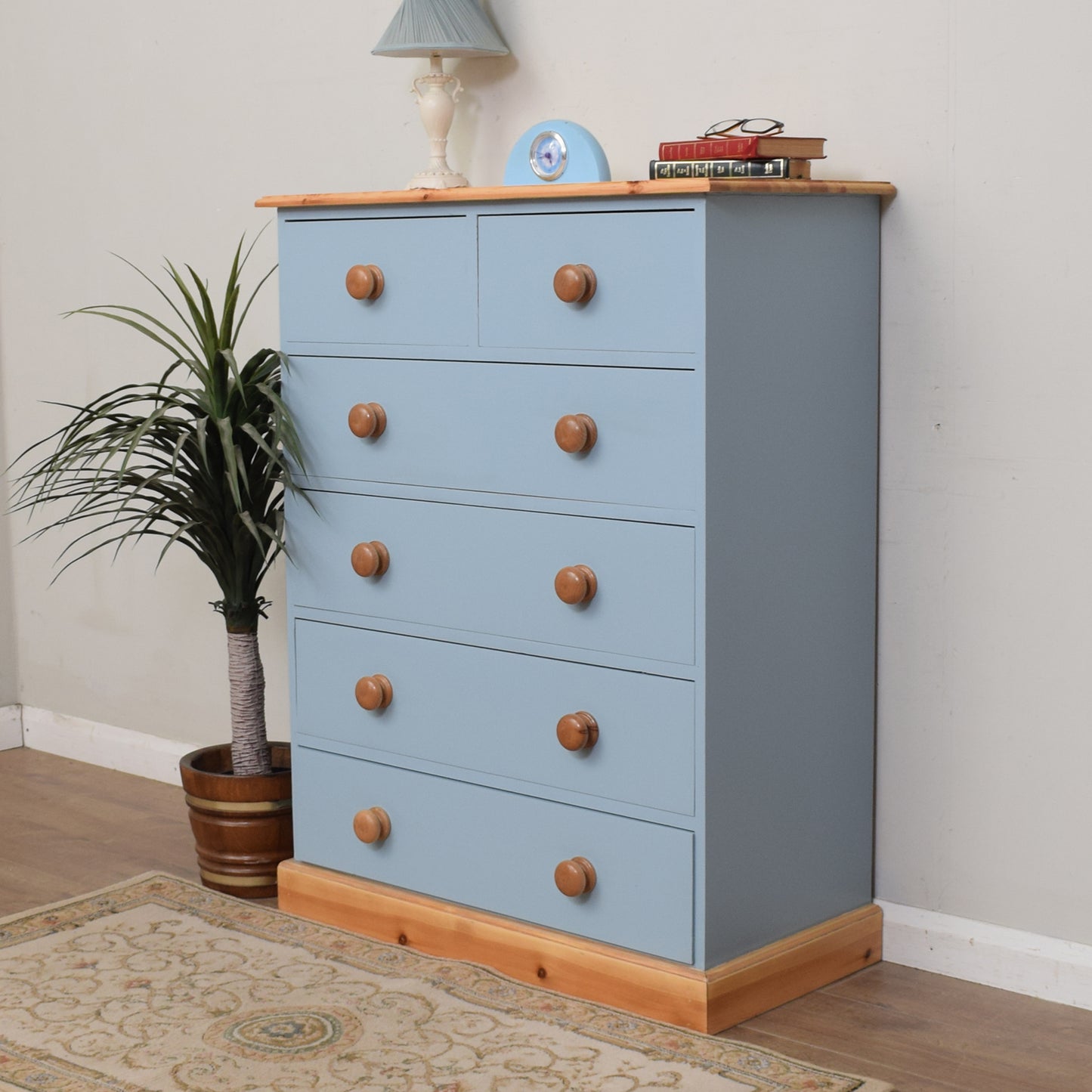 Painted Pine Chest of Drawers