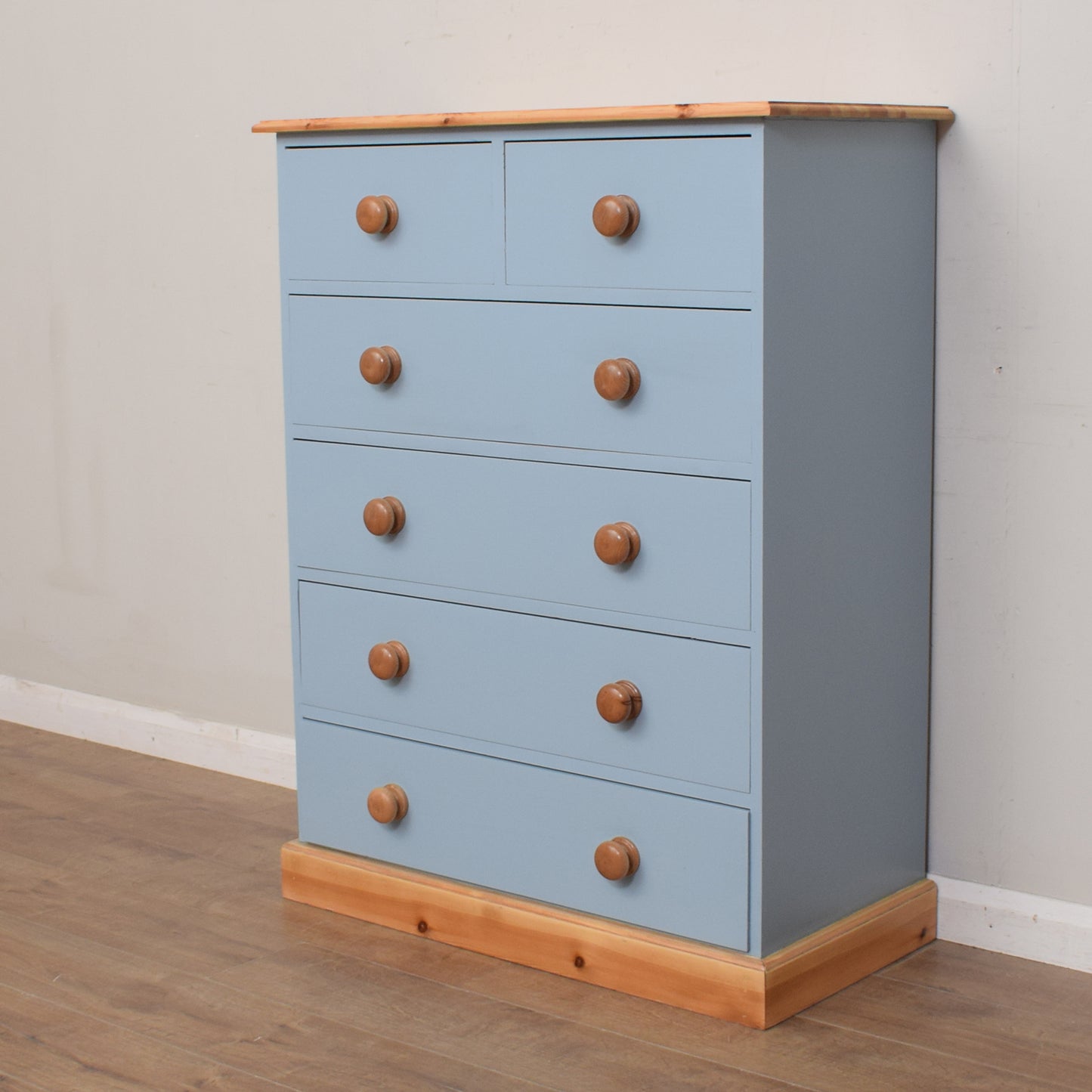 Painted Pine Chest of Drawers