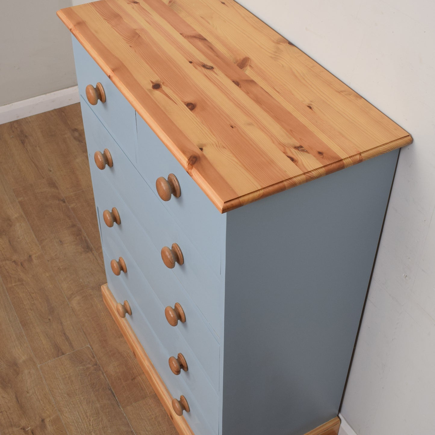 Painted Pine Chest of Drawers