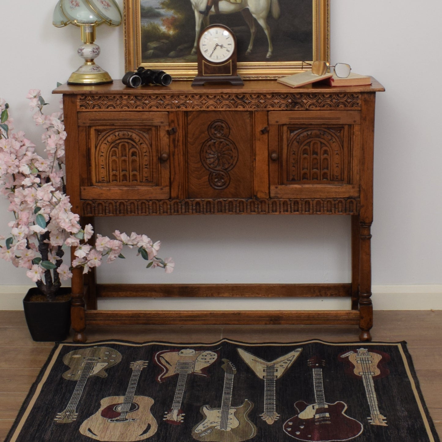 Restored Oak Sideboard