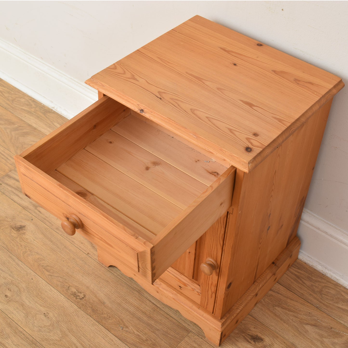 Pair Of Pine Bedsides