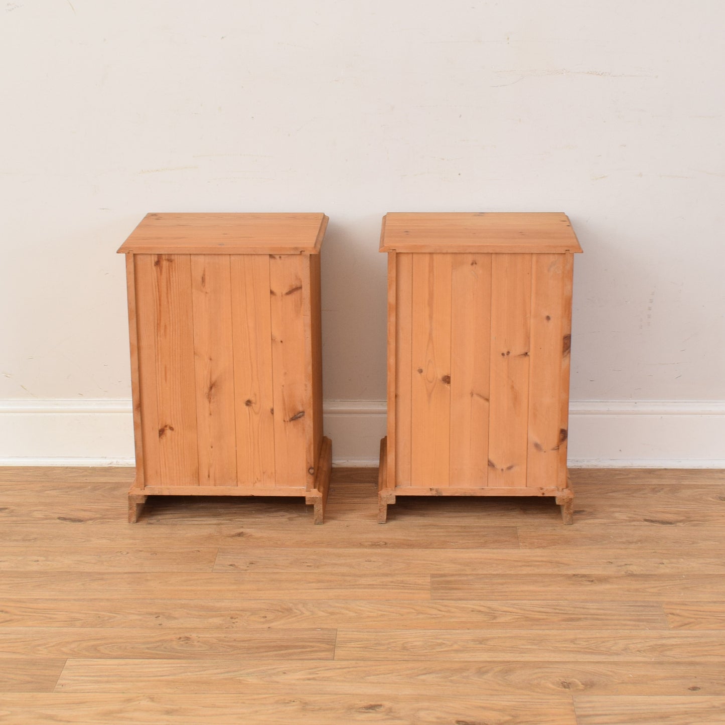 Pair Of Pine Bedsides