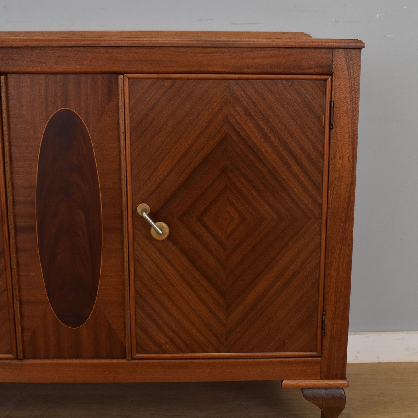 Mahogany Veneer Sideboard