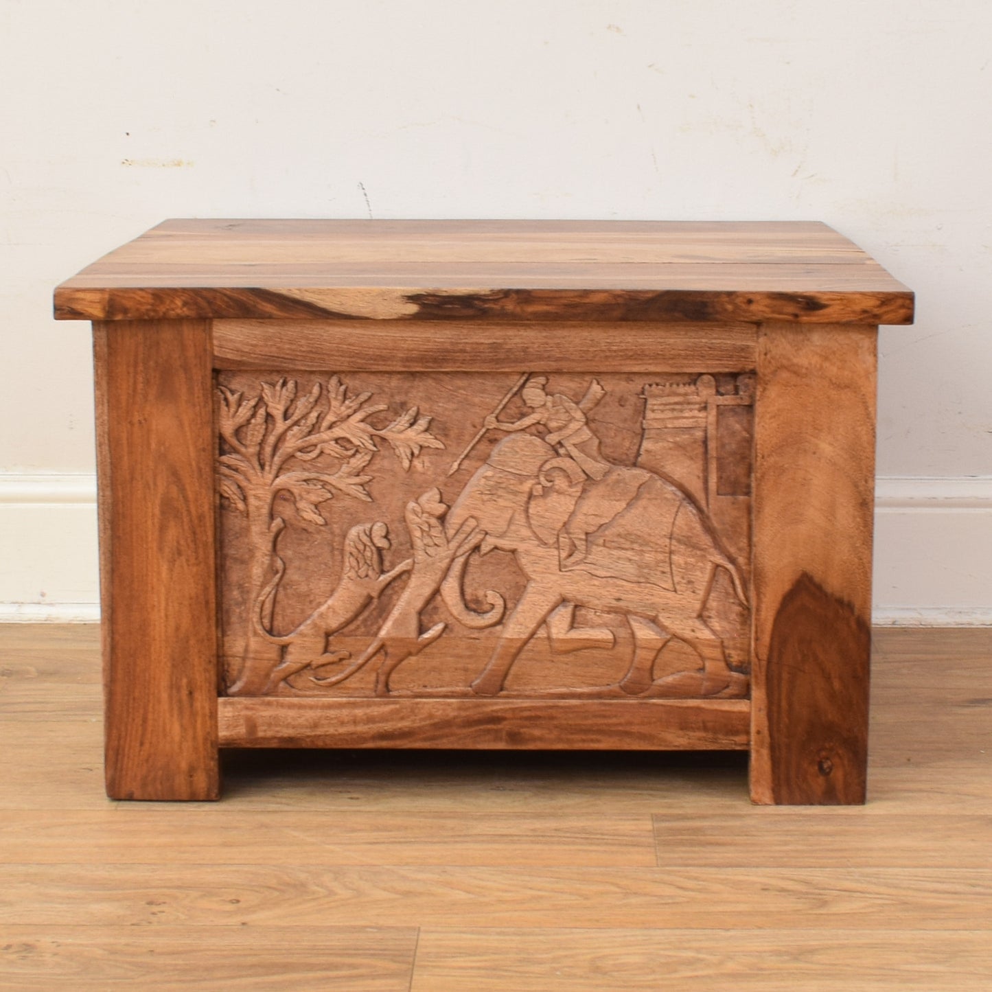 Carved Sheesham Coffee Table