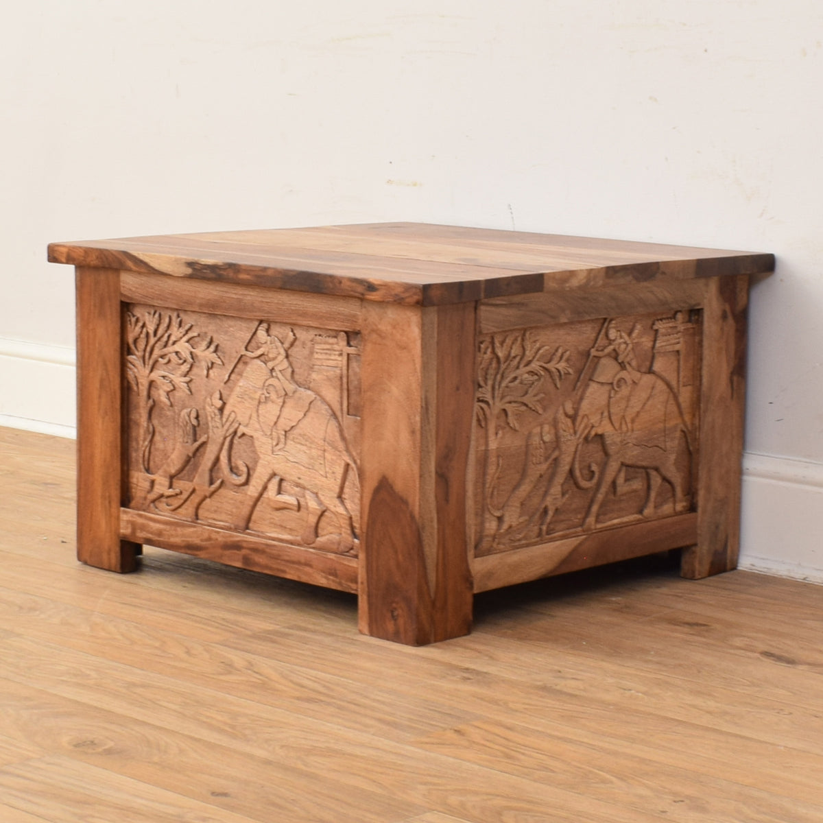 Carved Sheesham Coffee Table