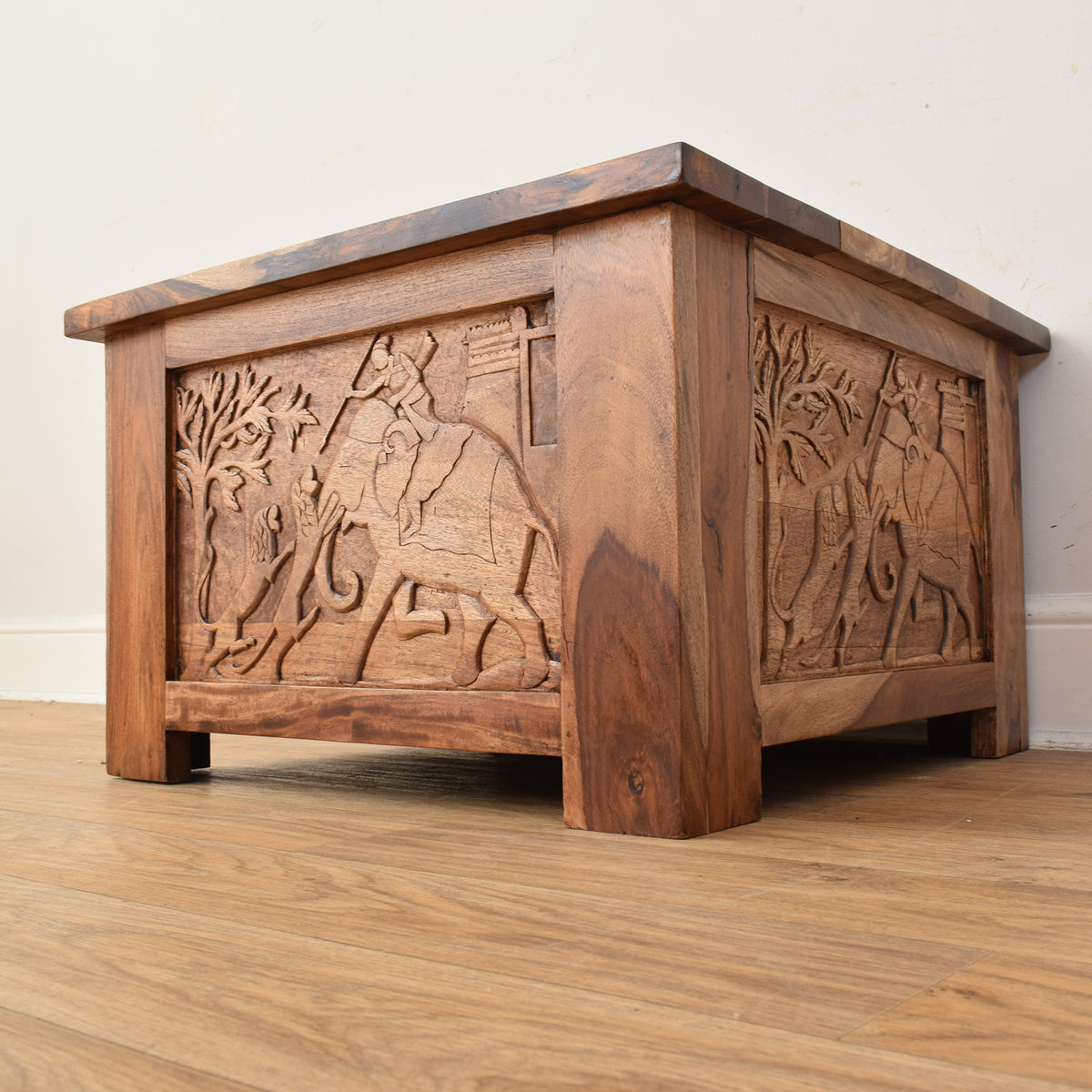 Carved Sheesham Coffee Table