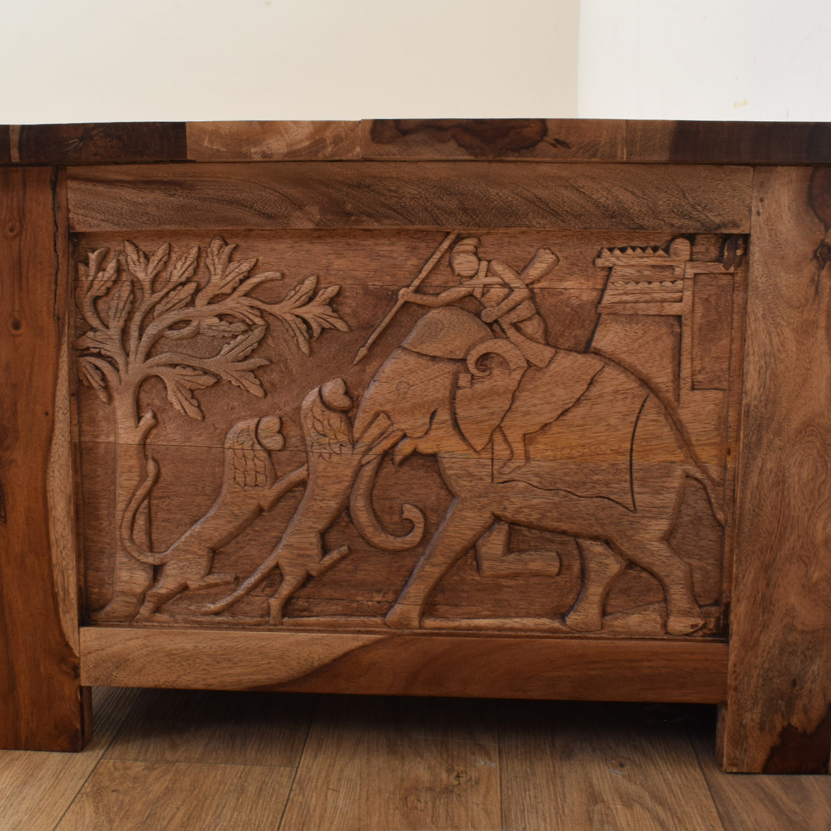 Carved Sheesham Coffee Table