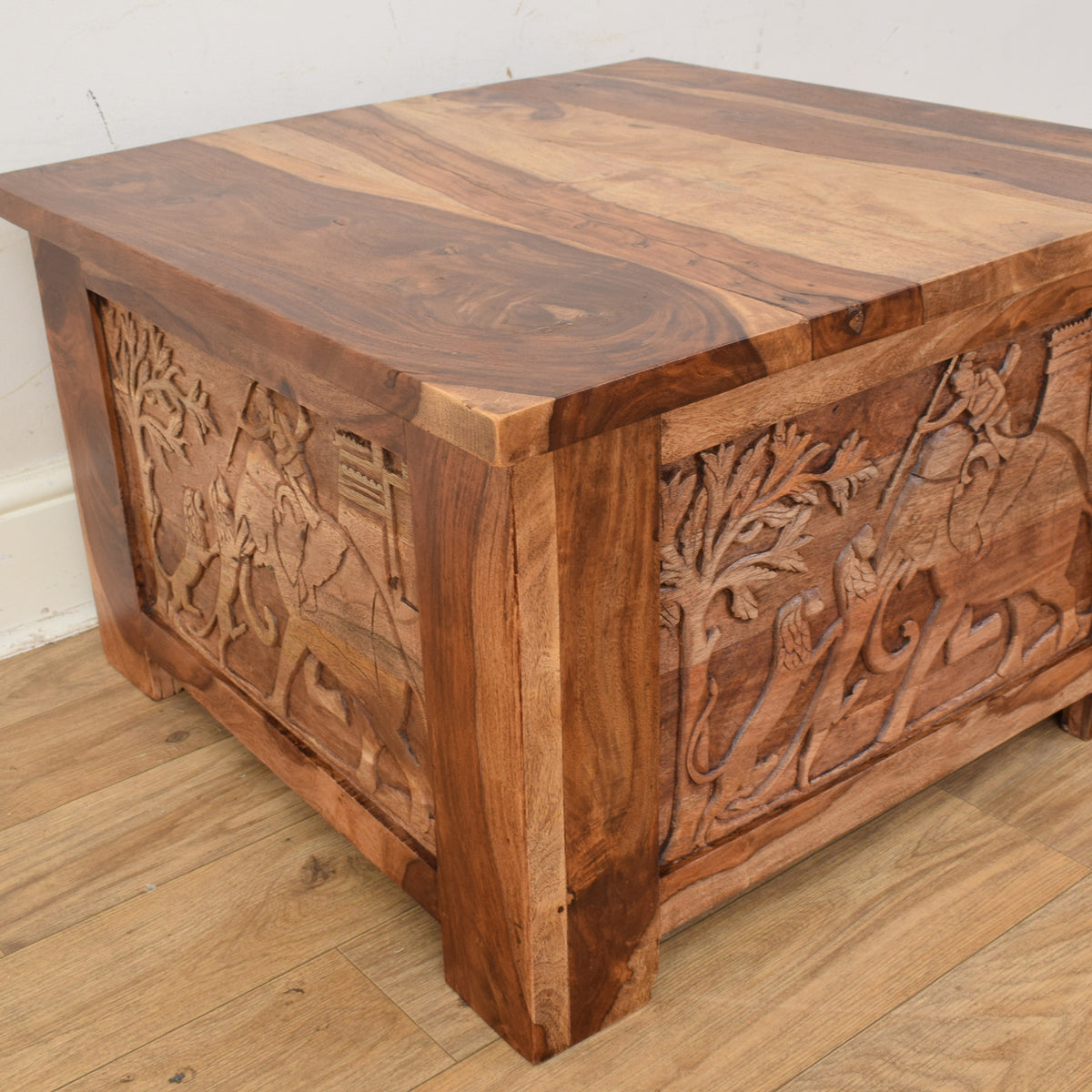 Carved Sheesham Coffee Table