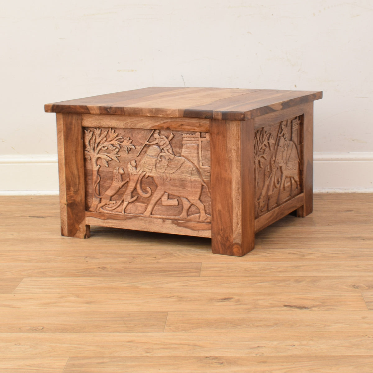 Carved Sheesham Coffee Table