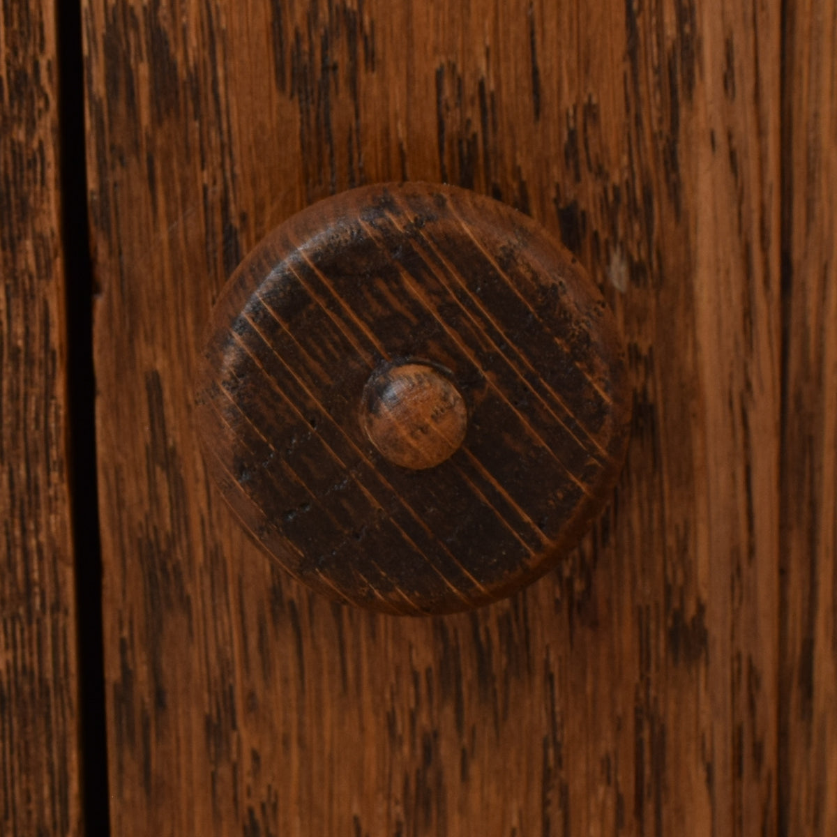 Oak Corner Cabinet