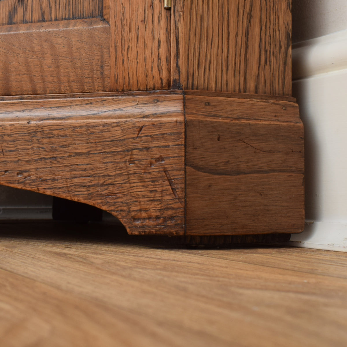 Oak Corner Cabinet
