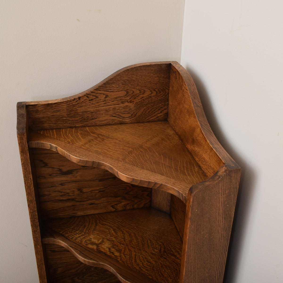 Oak Corner Cabinet