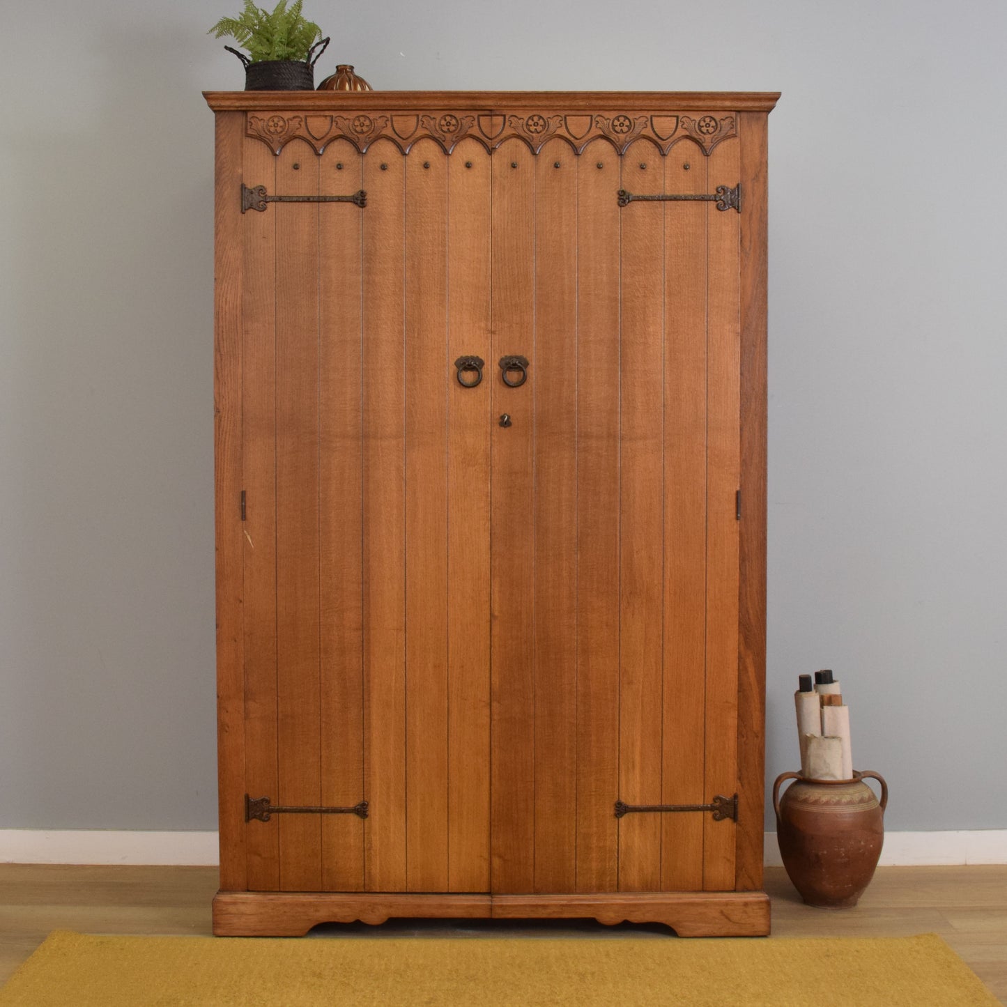 Restored Oak Wardrobe