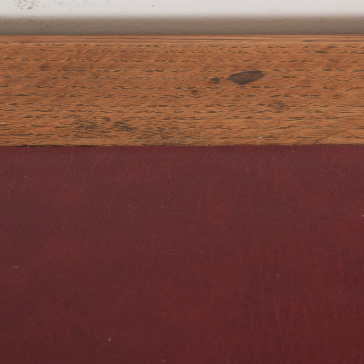 Oak Leathertop Pedastal Desk