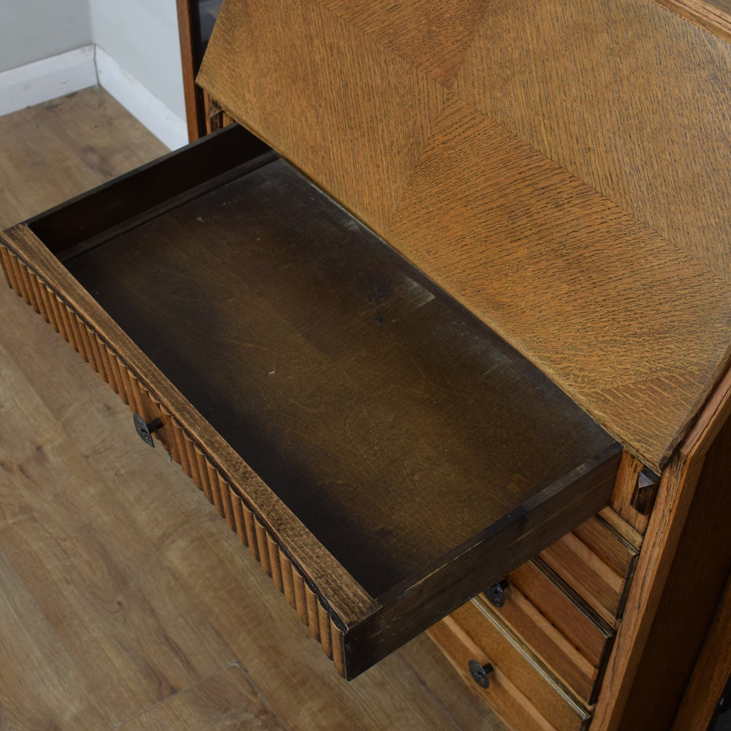 Restored Art Deco Style Side-by-Side Bureau Bookcase