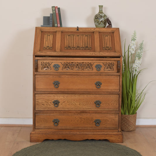 Old Charm Oak Bureau